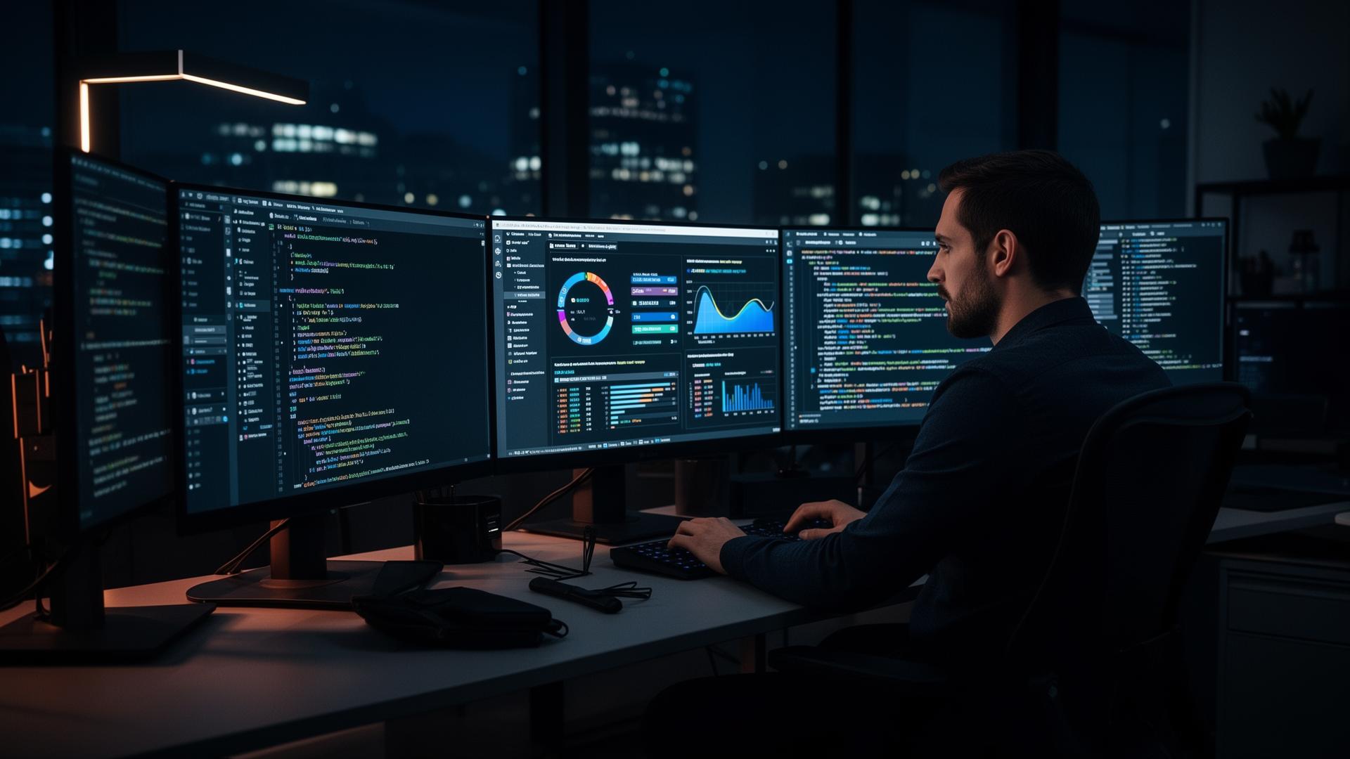 Avantic engineer operating a data lineage view.